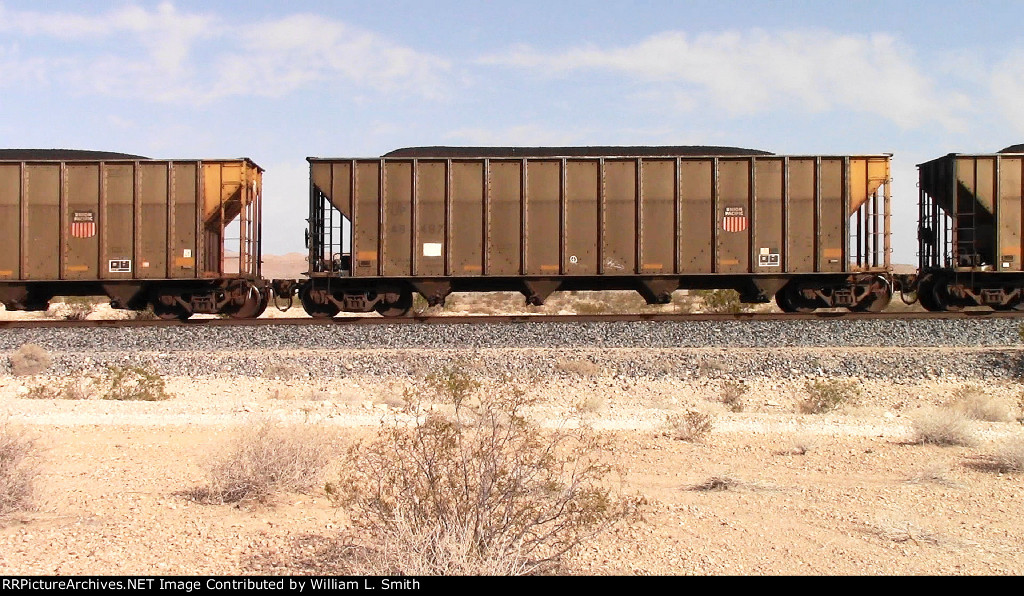 WB Unit Loaded Coal Frt at Erie NV W-Pshr -85